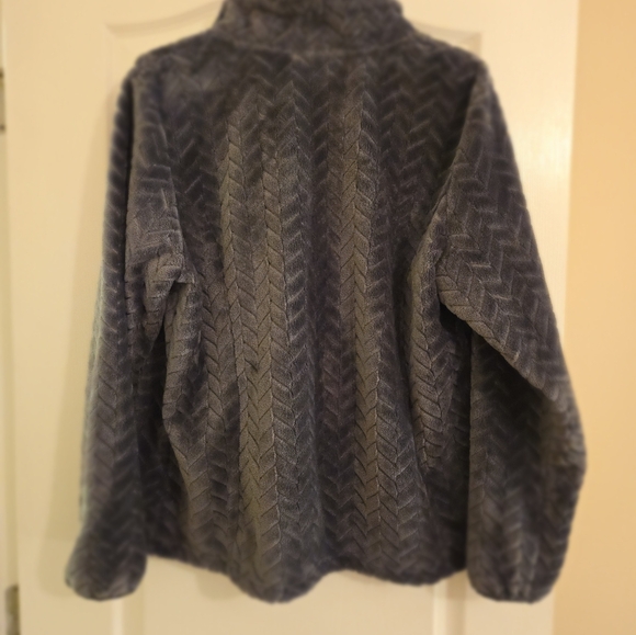 Women’s FREE COUNTRY XL plush jacketBraided Butter Design Like New - Picture 7 of 11